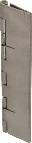 Value Collection - 5" Long x 2" Wide x 0.05" Thick, Spring Hinge - Stainless Steel - Benchmark Tooling