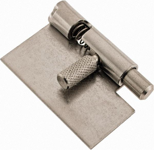 Made in USA - 1-3/4" Long x 1" Wide x 0.05" Thick, Un-Hinge - Stainless Steel - Benchmark Tooling