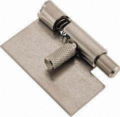 Made in USA - 1-3/4" Long x 1" Wide x 0.05" Thick, Un-Hinge - Stainless Steel - Benchmark Tooling