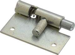 Made in USA - 1-3/4" Long x 1" Wide x 0.05" Thick, Un-Hinge - Steel, Zinc Plated Finish - Benchmark Tooling
