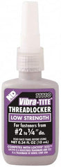 Vibra-Tite - 10 mL Bottle, Purple, Low Strength Liquid Threadlocker - Series 111, 24 hr Full Cure Time, Hand Tool Removal - Benchmark Tooling