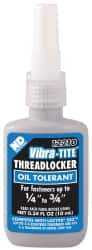 Vibra-Tite - 10 mL Bottle, Blue, Medium Strength Liquid Threadlocker - Series 122, 24 hr Full Cure Time, Hand Tool Removal - Benchmark Tooling