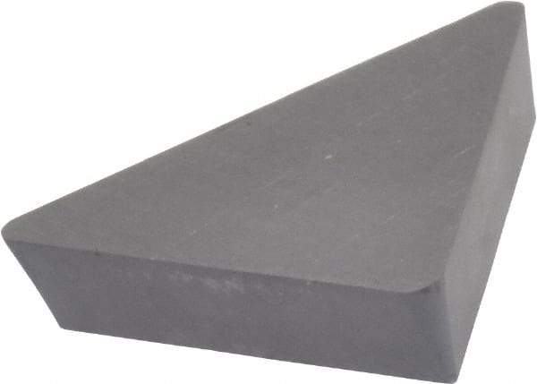 Interstate - TPG322 Grade I22 Carbide Turning Insert - 60° Triangle, 3/8" Inscr Circle, 1/8" Thick, 1/32" Corner Radius - Benchmark Tooling