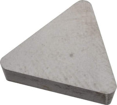 Interstate - TPG323 Grade I55 Carbide Turning Insert - 60° Triangle, 3/8" Inscr Circle, 1/8" Thick, 3/64" Corner Radius - Benchmark Tooling