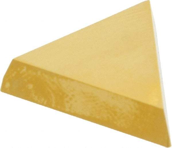 Interstate - TPG431 Grade TCN55 Carbide Turning Insert - TiC/TiN Finish, 60° Triangle, 1/2" Inscr Circle, 3/16" Thick, 1/64" Corner Radius - Benchmark Tooling