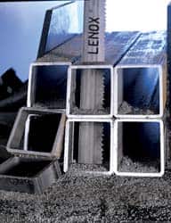 Lenox - 2 to 3 TPI, 12' Long x 1" Wide x 0.035" Thick, Welded Band Saw Blade - Bi-Metal, Toothed Edge, Raker Tooth Set, Flexible Back - Benchmark Tooling