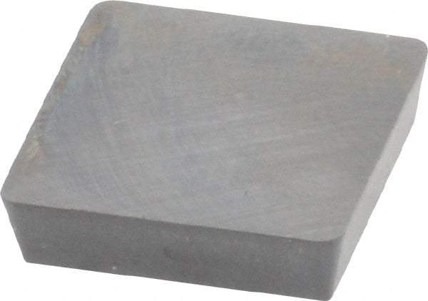 Interstate - SPG422 Grade I22 Carbide Turning Insert - Uncoated, 90° Square, 1/2" Inscr Circle, 1/8" Thick, 1/32" Corner Radius - Benchmark Tooling