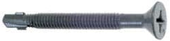 Buildex - #12, Flat Head, Phillips Drive, 2-1/4" OAL, #4 Point, Self Drilling Screw - Steel - Benchmark Tooling