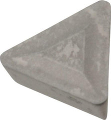 Interstate - TPMR222 Grade I55 Carbide Turning Insert - Uncoated, 60° Triangle, 1/4" Inscr Circle, 1/8" Thick, 1/32" Corner Radius - Benchmark Tooling