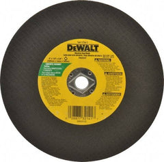 DeWALT - 8" Silicon Carbide Cutoff Wheel - 1/8" Thick, 5/8" Arbor, 7,600 Max RPM, Use with Circular Saws - Benchmark Tooling