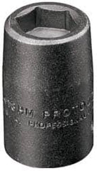 Proto - 1/4" Drive 7mm Standard Magnetic Impact Socket - 6 Points, 15/16" OAL - Benchmark Tooling
