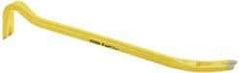 Stanley - 24" OAL Wrecking Bar - 1" Wide, Forged Steel - Benchmark Tooling