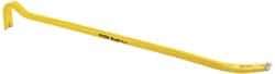 Stanley - 36" OAL Wrecking Bar - 1" Wide, Forged Steel - Benchmark Tooling