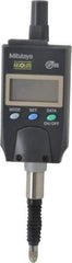 Mitutoyo - 0 to 12.7mm Range, 0.0005 & 0.000800" Graduation, Electronic Drop Indicator - Accurate to 0.0008", English & Metric System, LCD Display - Benchmark Tooling