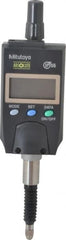 Mitutoyo - 0 to 12.7mm Range, 0.00005 & 0.00012" Graduation, Electronic Drop Indicator - Accurate to 0.00012", English & Metric System, LCD Display - Benchmark Tooling