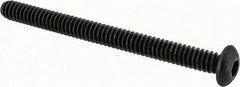 Value Collection - #10-24 UNC Hex Socket Drive, Button Screw - Alloy Steel, Black Oxide Finish, Fully Threaded, 2-1/4" Length Under Head - Benchmark Tooling