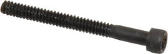 Value Collection - #4-40 UNC Hex Socket Drive, Socket Cap Screw - Alloy Steel, Black Oxide Finish, Partially Threaded, 1-1/8" Length Under Head - Benchmark Tooling