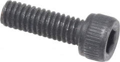 Value Collection - #3-56 UNF Hex Socket Drive, Socket Cap Screw - Alloy Steel, Black Oxide Finish, Fully Threaded, 5/16" Length Under Head - Benchmark Tooling
