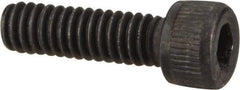 Value Collection - #5-40 UNC Hex Socket Drive, Socket Cap Screw - Alloy Steel, Black Oxide Finish, Fully Threaded, 7/16" Length Under Head - Benchmark Tooling