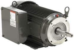 US Motors - 1.5 hp, TEFC Enclosure, Auto Thermal Protection, 1,725 RPM, 115/208-230 Volt, 60 Hz, Industrial Electric AC/DC Motor - Size 56 Frame, C-Face/Base Mount, 1 Speed, Ball Bearings, 14.0/7.7-7.0 Full Load Amps, B Class Insulation, Reversible - Benchmark Tooling