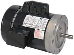 US Motors - 1/2 hp, TEFC Enclosure, No Thermal Protection, 1,725 RPM, 115/230 Volt, 60 Hz, Single Phase Permanent Split Capacitor (PSC) Motor - Size 56C Frame, C-Face Mount, 1 Speed, Ball Bearings, 9.0/4.5 Full Load Amps, B Class Insulation, Reversible - Benchmark Tooling