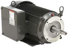US Motors - 5 hp, TEFC Enclosure, No Thermal Protection, 3,505 RPM, 230 Volt, 60 Hz, Three Phase Premium Efficient Motor - Size 184JM Frame, Rigid Mount, 1 Speed, Ball Bearings, 19.60 Full Load Amps, F Class Insulation - Benchmark Tooling