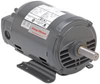 US Motors - 7-1/2 hp, ODP Enclosure, No Thermal Protection, 3,500 RPM, 208-230/460 Volt, 60/50 Hz, Three Phase Energy Efficient Motor - Size 184T Frame, Rigid Mount, 1 Speed, Ball Bearings, 20.4-18.1/9.1 Full Load Amps, F Class Insulation - Benchmark Tooling