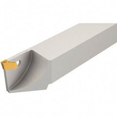 Iscar - SGTF, Right Hand Cut, 1.38" Max Workpc Diam, Indexable Cutoff Toolholder - 16mm Shank Width, 16mm Shank Height, 110mm OAL - Benchmark Tooling