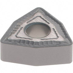 Iscar - WNMG3-2 WG Grade IC907 Carbide Turning Insert - TiAlN/TiN Finish, 80° Trigon, 3/8" Inscr Circle, 5/32" Thick, 1/32" Corner Radius - Benchmark Tooling