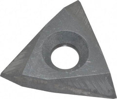 Interstate - TNMC43 60° V Grade C520 Internal/External On Edge Threading Insert - Uncoated, 6-20" External TPI, 6-12" Internal TPI, 1/2" Inscribed Circle, Neutral Cut - Benchmark Tooling