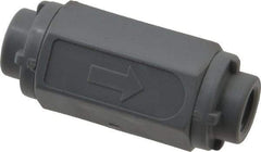 Specialty Mfr - 1/8" PVC Check Valve - Inline, FNPT x FNPT, 125 WOG - Benchmark Tooling