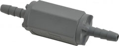 Specialty Mfr - 1/4" PVC Check Valve - Inline, Barb x Barb, 125 WOG - Benchmark Tooling