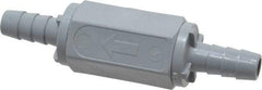 Specialty Mfr - 3/8" PVC Check Valve - Inline, Barb x Barb, 125 WOG - Benchmark Tooling
