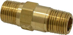 Specialty Mfr - 1/8" Brass Check Valve - Inline, MNPT x MNPT, 500 WOG - Benchmark Tooling