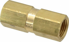 Specialty Mfr - 1/2" Brass Check Valve - Inline, FNPT x FNPT, 500 WOG - Benchmark Tooling