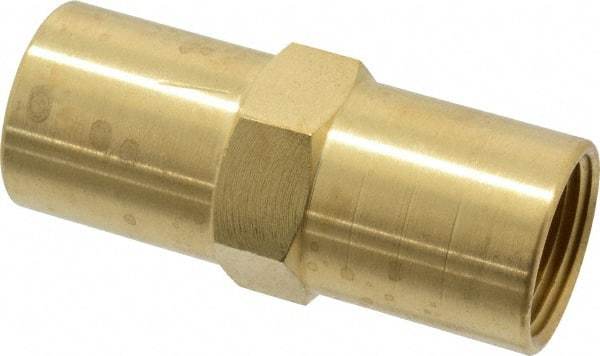 Specialty Mfr - 3/4" Brass Check Valve - Inline, FNPT x FNPT, 500 WOG - Benchmark Tooling