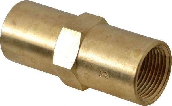 Specialty Mfr - 3/4" Brass Check Valve - Inline, FNPT x FNPT, 500 WOG - Benchmark Tooling