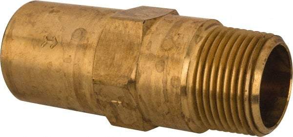 Specialty Mfr - 3/4" Brass Check Valve - Inline, FNPT x MNPT, 500 WOG - Benchmark Tooling