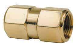 Specialty Mfr - 3/8" Brass Check Valve - Inline, FNPT x FNPT, 1,200 WOG - Benchmark Tooling