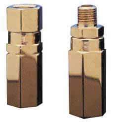 Specialty Mfr - 3/8" Brass Check Valve - Inline, FNPT x MNPT, 3,000 WOG - Benchmark Tooling