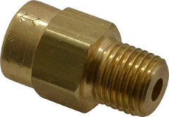 Specialty Mfr - 1/4" Brass Check Valve - Inline, MNPT x FNPT, 2,500 WOG - Benchmark Tooling