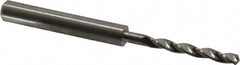 M.A. Ford - 3.2mm 150° Solid Carbide Jobber Drill - Bright Finish, Right Hand Cut, Parabolic Flute, Straight Shank, 66mm OAL, Standard Point - Benchmark Tooling