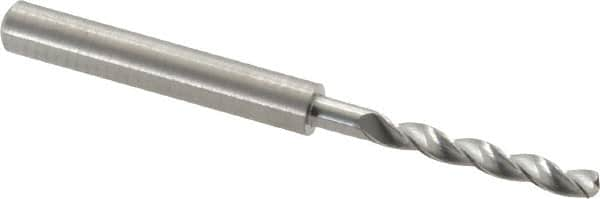 M.A. Ford - 3.6mm 150° Solid Carbide Jobber Drill - Bright Finish, Right Hand Cut, Parabolic Flute, Straight Shank, 66mm OAL, Standard Point - Benchmark Tooling