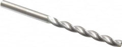 M.A. Ford - #18 150° Solid Carbide Jobber Drill - Bright Finish, Right Hand Cut, Parabolic Flute, Straight Shank, 2-3/4" OAL, Standard Point - Benchmark Tooling