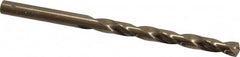Hertel - 15/64" 135° Cobalt Jobber Drill - Oxide/Gold Finish, Right Hand Cut, Spiral Flute, Straight Shank, 3-7/8" OAL, Split Point - Benchmark Tooling