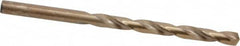 Hertel - #1 135° Cobalt Jobber Drill - Oxide/Gold Finish, Right Hand Cut, Spiral Flute, Straight Shank, 3-7/8" OAL, Split Point - Benchmark Tooling