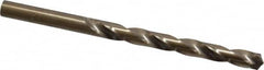 Hertel - Letter I 135° Cobalt Jobber Drill - Oxide/Gold Finish, Right Hand Cut, Spiral Flute, Straight Shank, 4-1/8" OAL, Split Point - Benchmark Tooling