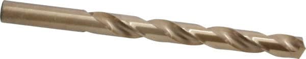 Hertel - Letter Z 135° Cobalt Jobber Drill - Oxide/Gold Finish, Right Hand Cut, Spiral Flute, Straight Shank, Split Point - Benchmark Tooling