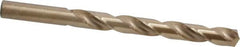 Hertel - Letter Z 135° Cobalt Jobber Drill - Oxide/Gold Finish, Right Hand Cut, Spiral Flute, Straight Shank, Split Point - Benchmark Tooling
