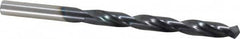 Hertel - 17/64" 135° Cobalt Jobber Drill - TiAlN Finish, Right Hand Cut, Spiral Flute, Straight Shank, 4-1/8" OAL, Split Point - Benchmark Tooling